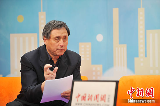 張路接受中新網(wǎng)訪談。中新網(wǎng)記者 李卿 攝